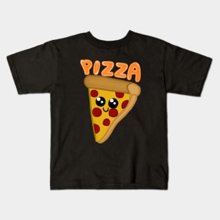 Kawaii Pizza Kids T-Shirt